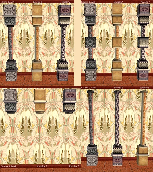 elven columns old by lidiqnata sims 2